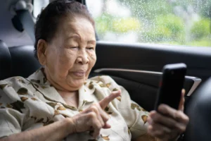 why elderly woman choose ai confidant